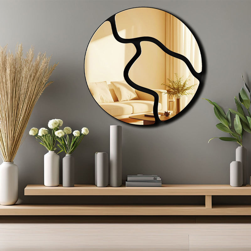 Διακοσμητικό Τοίχου Ayna με Plexiglass Ø48x48