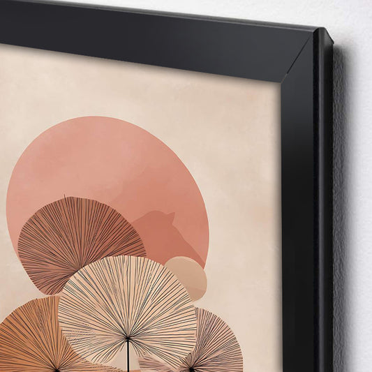 Πίνακας "Pink Leaves" Ψηφιακής Εκτύπωσης 50x70εκ