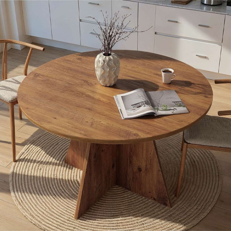 Τραπέζι Virela Χρώμα Atlantic Pine Ø120x75