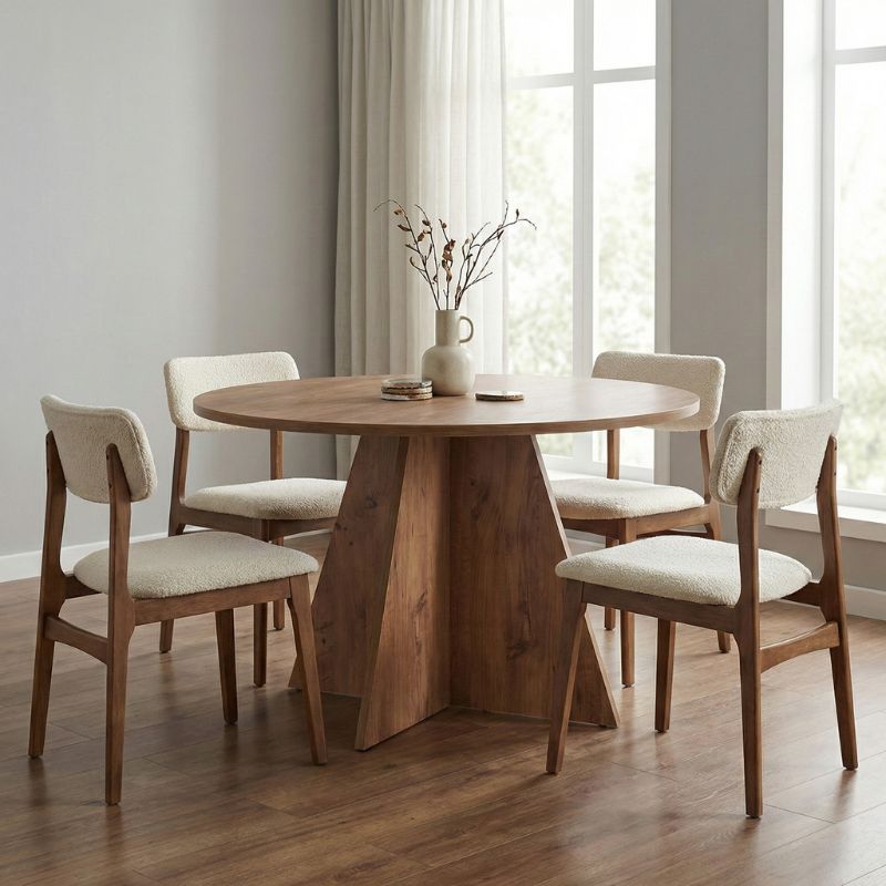 Τραπέζι Virela Χρώμα Atlantic Pine Ø120x75