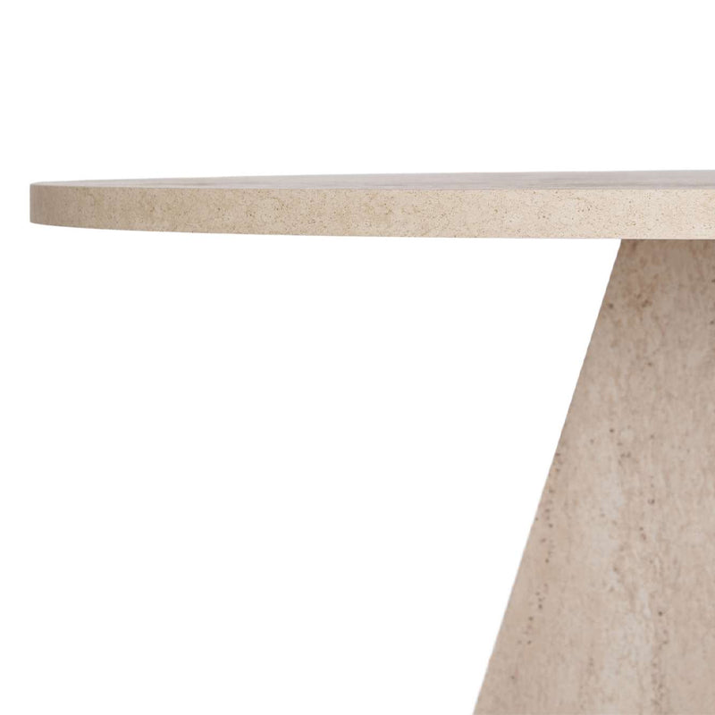 Τραπέζι Virela Χρώμα Travertine Ø120x75