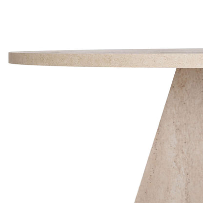 Τραπέζι Virela Χρώμα Travertine Ø120x75