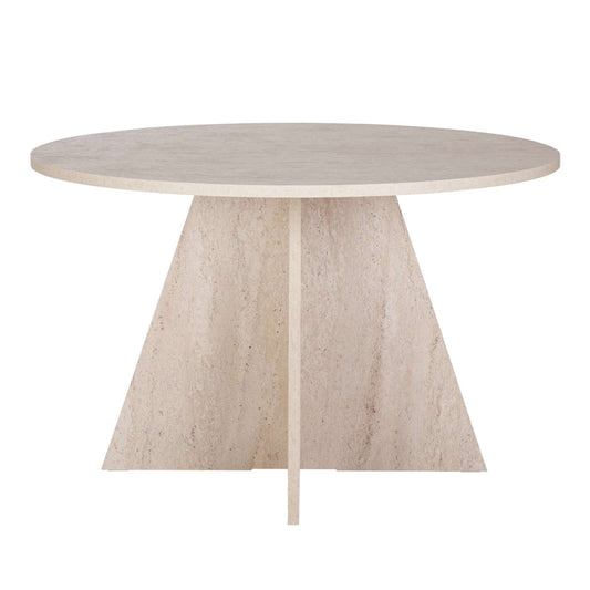 Τραπέζι Virela Χρώμα Travertine Ø120x75