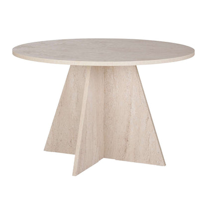 Τραπέζι Virela Χρώμα Travertine Ø120x75