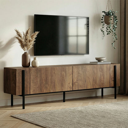 Έπιπλο Τηλεόρασης Nexus Χρώμα Καρυδί 180x30x45,5