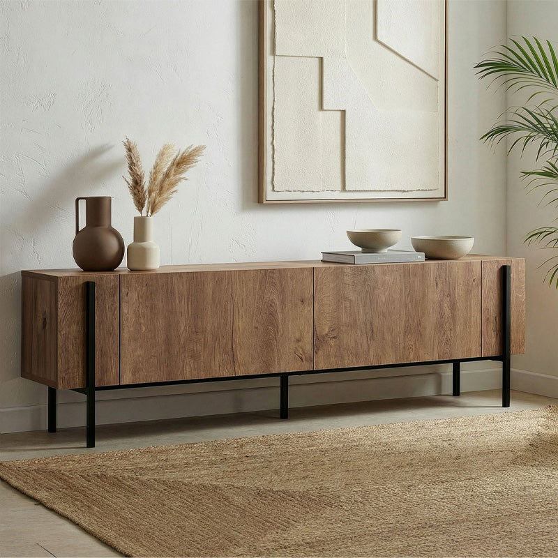 Έπιπλο Τηλεόρασης Nexus Χρώμα Καρυδί 180x30x45,5