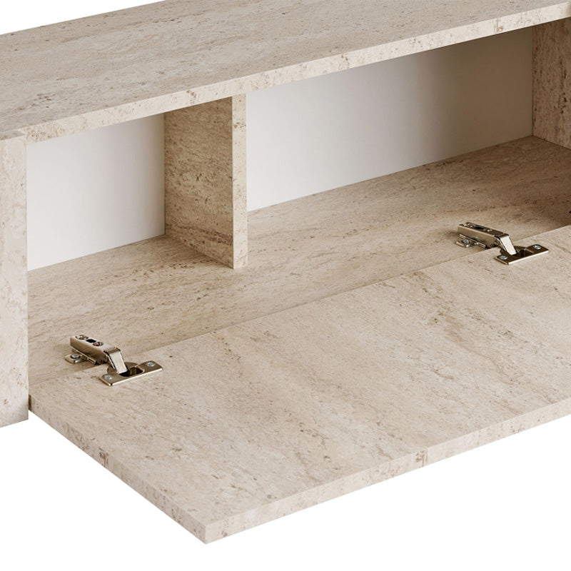 Έπιπλο Τηλεόρασης Nexus Χρώμα Travertine - Χρυσό 180x30x45,5