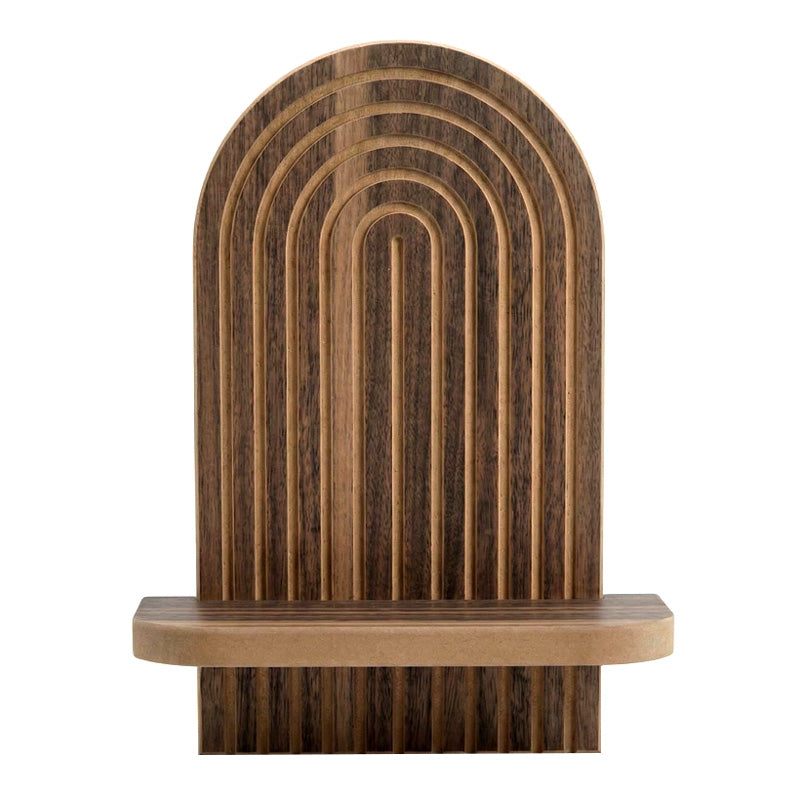 Ραφιέρα Τοίχου Artwill MDF Χρώμα Wenge 26x13x35