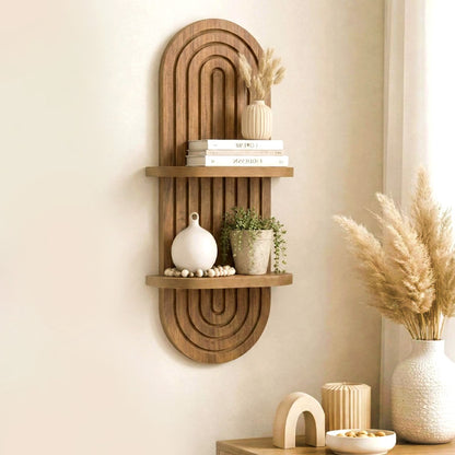 Ραφιέρα Τοίχου Artwill MDF Χρώμα Oak 26x13x70