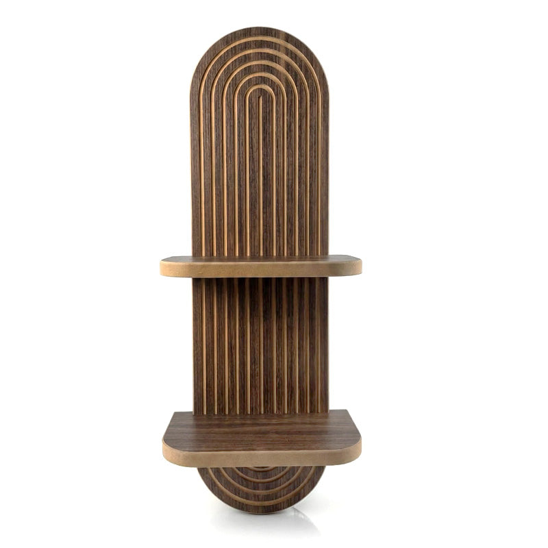 Ραφιέρα Τοίχου Artwill MDF Χρώμα Wenge 26x13x70