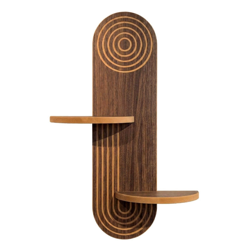 Ραφιέρα Τοίχου Artwill MDF Χρώμα Wenge 46x13x70