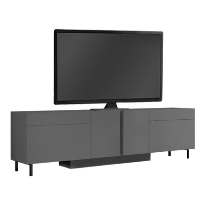 Έπιπλο Τηλεόρασης Arlen με LED RGB Χρώμα Ανθρακί 180x32x50