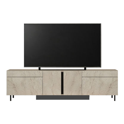 Έπιπλο Τηλεόρασης Arlen με LED RGB Χρώμα Travertine 180x32x50