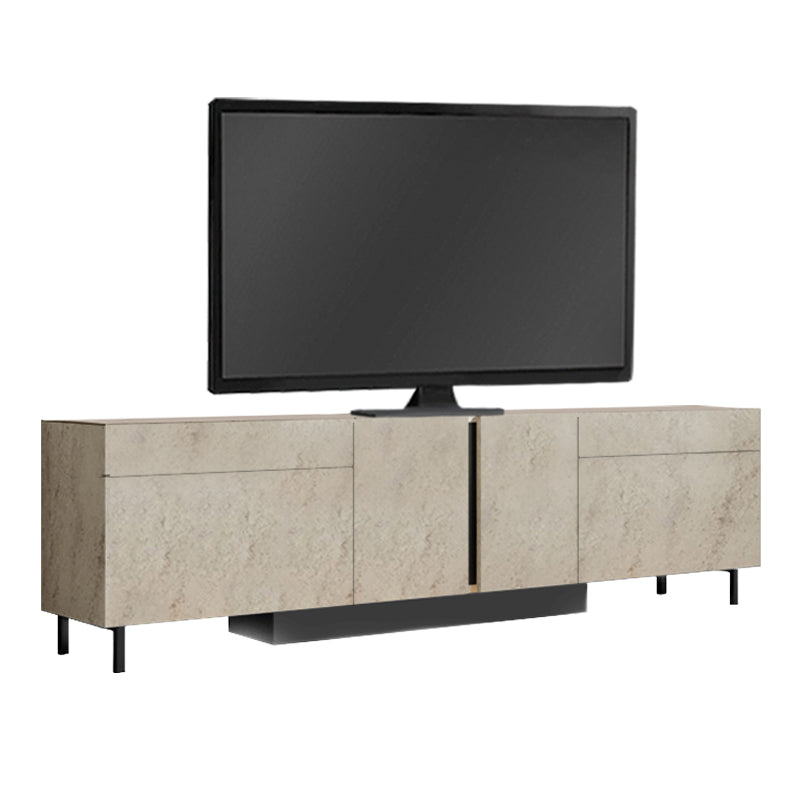 Έπιπλο Τηλεόρασης Arlen με LED RGB Χρώμα Travertine 180x32x50