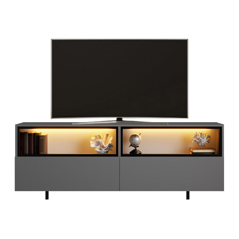 Έπιπλο Τηλεόρασης Eco με LED RGB Χρώμα Ανθρακί 180x32x67