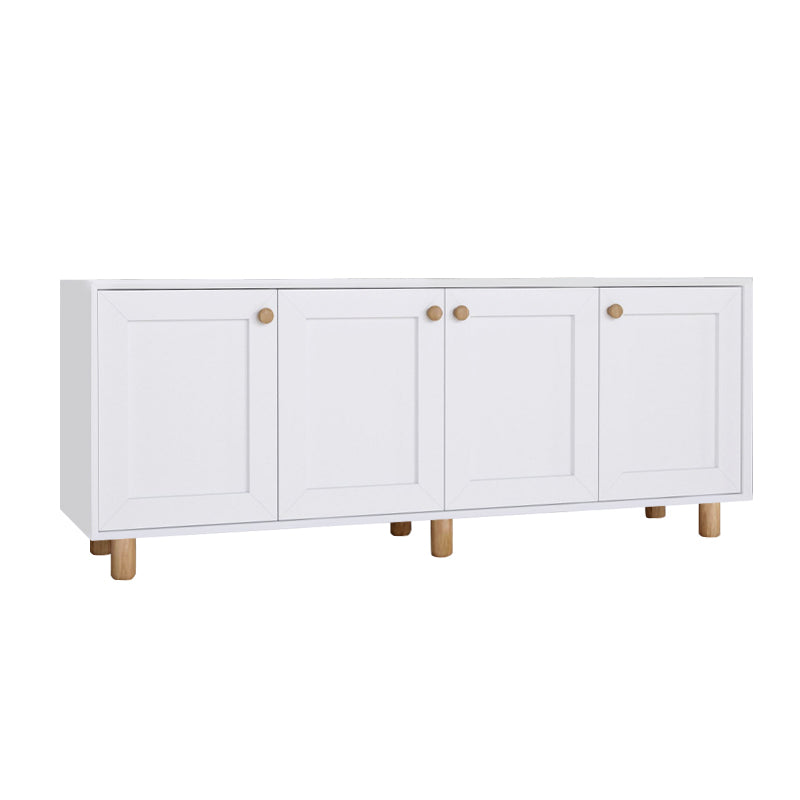 Μπουφές Bohemian Χρώμα Λευκό - Φυσικό Οξιάς 180x40x75