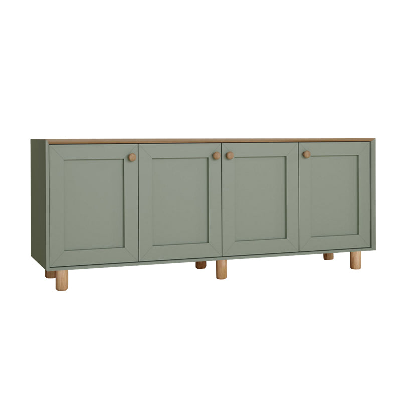 Μπουφές Bohemian Χρώμα Πράσινο - Φυσικό Οξιάς 180x40x75
