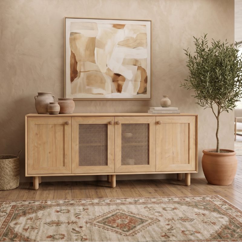 Μπουφές Bohemian Χρώμα Φυσικό Οξιάς 180x40x75