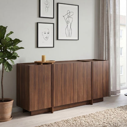 Μπουφές Dorma Χρώμα Καρυδί 180x45x80,2