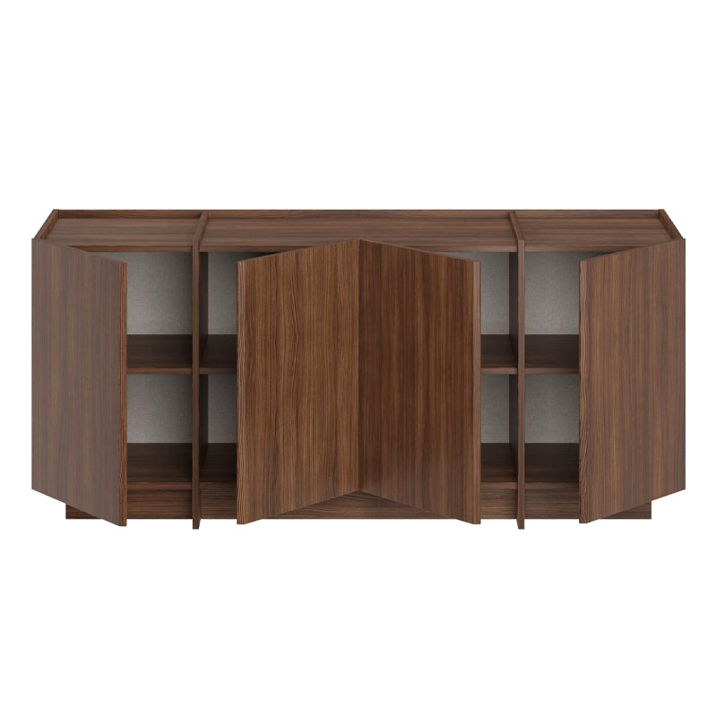 Μπουφές Dorma Χρώμα Καρυδί 180x45x80,2