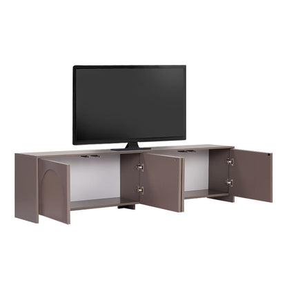 Έπιπλο Τηλεόρασης Aurelia Χρώμα Μόκα 180x32x45