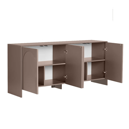 Μπουφές Aurelia Χρώμα Μόκα 180x45x80