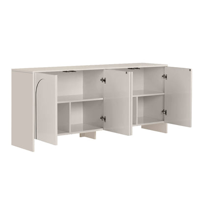 Μπουφές Aurelia Χρώμα Κρεμ 180x45x80