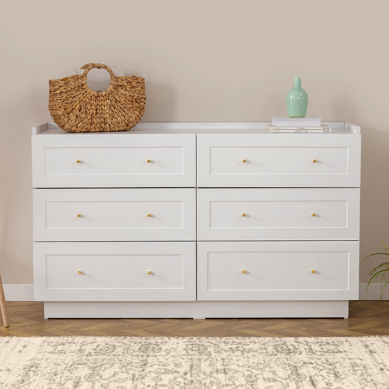 Συρταριέρα Henry Χρώμα Λευκό 140x40x75