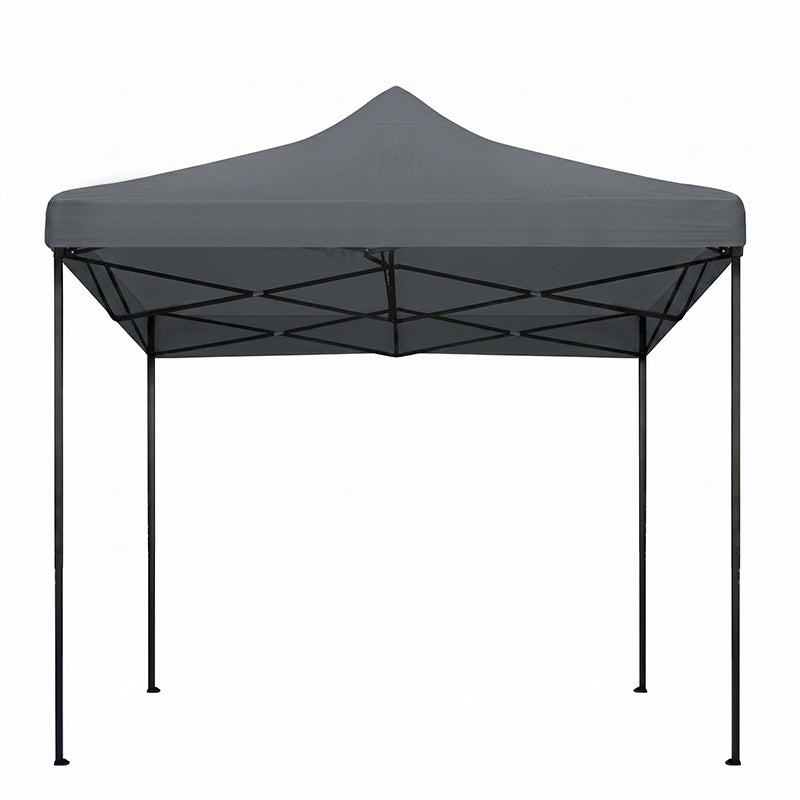 Κιόσκι - Gazebo Bari Πτυσσόμενο Μεταλλικός Σκελετός - Αδιάβροχο Ύφασμα Χρώμα Γκρι 3x3x3,1m