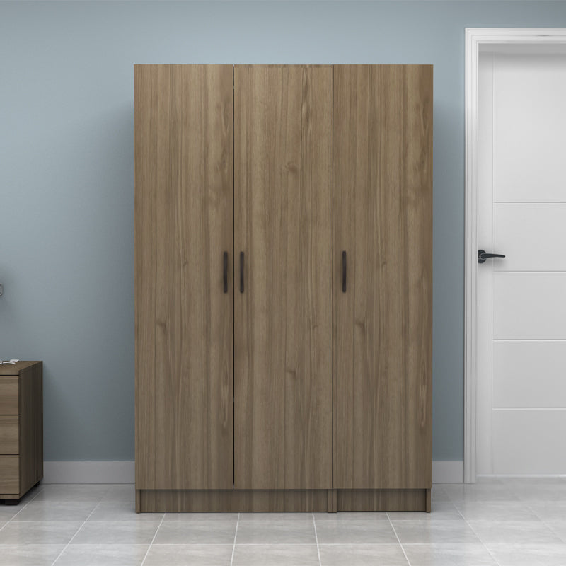 Ντουλάπα Ρούχων Vivian Τρίφυλλη Χρώμα Καρυδί 120x51,8x181