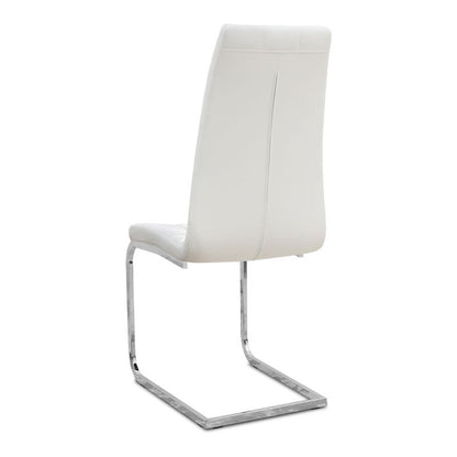 Σετ Τραπεζαρία 5 Τμχ Darlen - Vela Χρώμα Λευκό 125x72x74