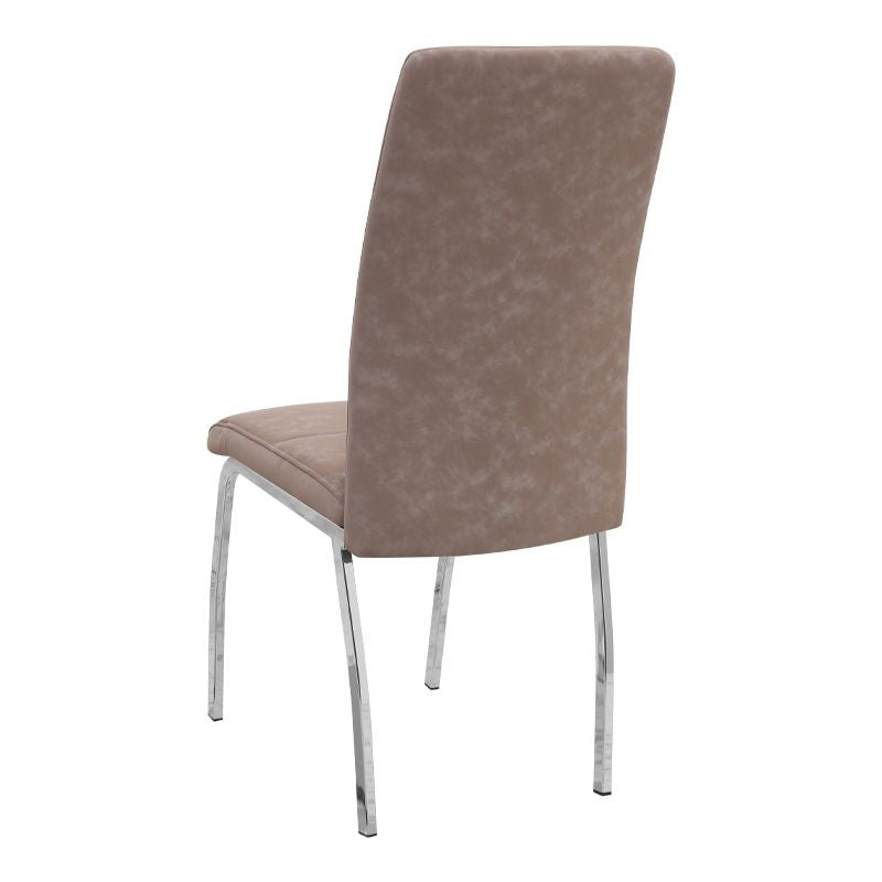 Σετ Τραπεζαρία 5 Τμχ Darlen - Alma Χρώμα Λευκό - Μπεζ 125x72x74