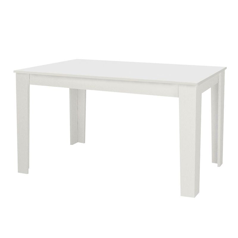 Σετ Τραπεζαρία 5 Τμχ Darlen - Alma Χρώμα Λευκό - Μπεζ 125x72x74