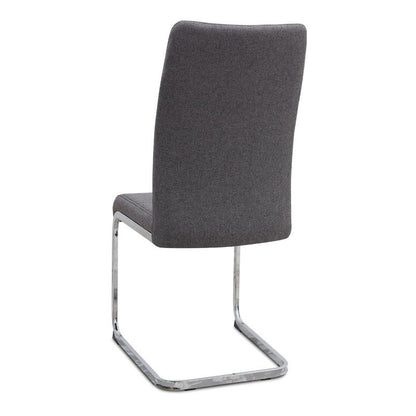 Σετ Τραπεζαρία 5 Τμχ Darlen - Laura Χρώμα Sencron Black - Γκρι 125x72x74