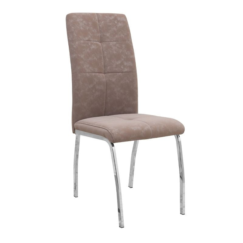 Σετ Τραπεζαρία 5 Τμχ Darlen - Alma Χρώμα Sencron Black - Μπεζ 125x72x74