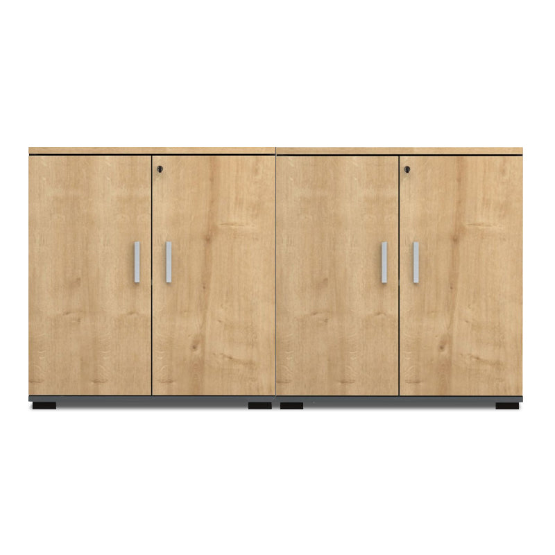 Ντουλάπι Γραφείου με Κλειδαριά Επαγγελματικό Venturo Χρώμα Ανθρακί - Φυσικό Οξιάς 160x40x80