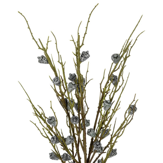 GREEN EUCALYPTUS FRUIT BOUQET 21431 Tεχνητό Διακοσμητικό Μπουκέτο Ευκάληπτος Πράσινο Y62cm