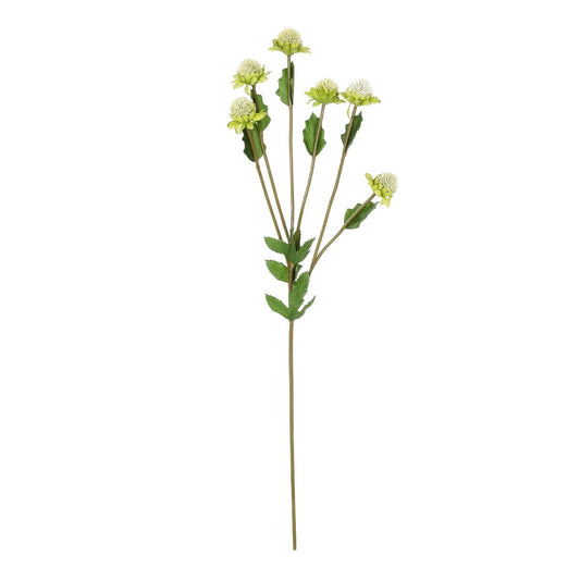 GREEN IRON THREAD BRANCH 21372 Τεχνητό Διακοσμητικό Κλαδί Πράσινο Ασπιδίστρα Y57cm