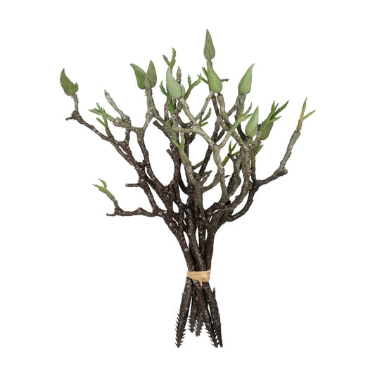 GREEN ORCHID BOUQET 21466 Τεχνητό Διακοσμητικό Μπουκέτο Πράσινη Ορχιδέα Y34cm