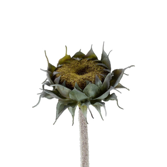 GREEN SUNFLOWER BRANCH 21378 Τεχνητό Διακοσμητικό Κλαδί Ηλιοτρόπιο Πράσινο Y60cm
