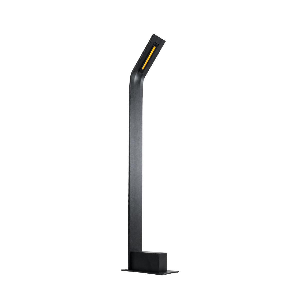 GREENERY 90544 Φωτιστικό Κολωνάκι Κήπου LED 15W 1500lm 120° AC 220-240V Αδιάβροχο IP65 - Θερμό Λευκό 2700K - Γκρι Ανθρακί - Μ8 x Π15 x Υ70