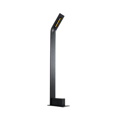 GREENERY 90544 Φωτιστικό Κολωνάκι Κήπου LED 15W 1500lm 120° AC 220-240V Αδιάβροχο IP65 - Θερμό Λευκό 2700K - Γκρι Ανθρακί - Μ8 x Π15 x Υ70