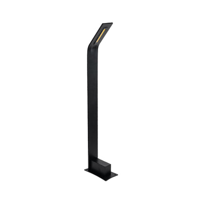 GREENERY 90544 Φωτιστικό Κολωνάκι Κήπου LED 15W 1500lm 120° AC 220-240V Αδιάβροχο IP65 - Θερμό Λευκό 2700K - Γκρι Ανθρακί - Μ8 x Π15 x Υ70