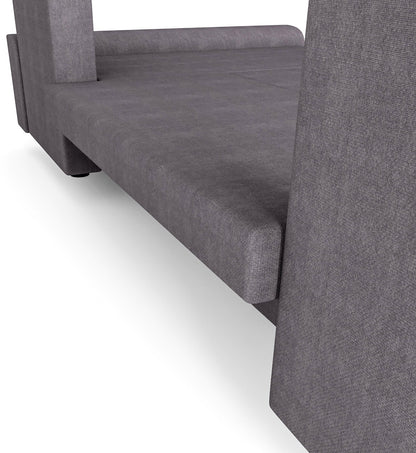 Γωνιακός Καναπές Dennis U Μαύρο - Γκρι Σκούρο 305x140x90