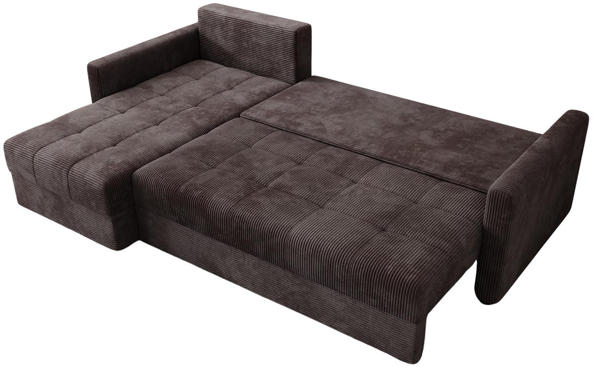 Γωνιακός Καναπές Ralevia Καφέ 226x84x85