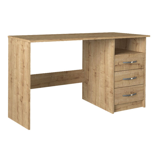 Γραφείο Εργασίας Eldoris από Μελαμίνη Χρώμα Sapphire Oak 120x60x75