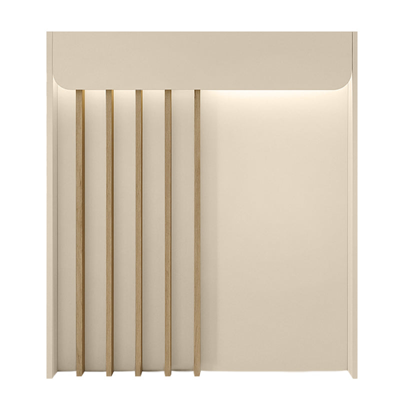 Γραφείο Υποδοχής - Reception Karibu με LED Χρώμα Sandstone - Sepet Oak 90x40x100