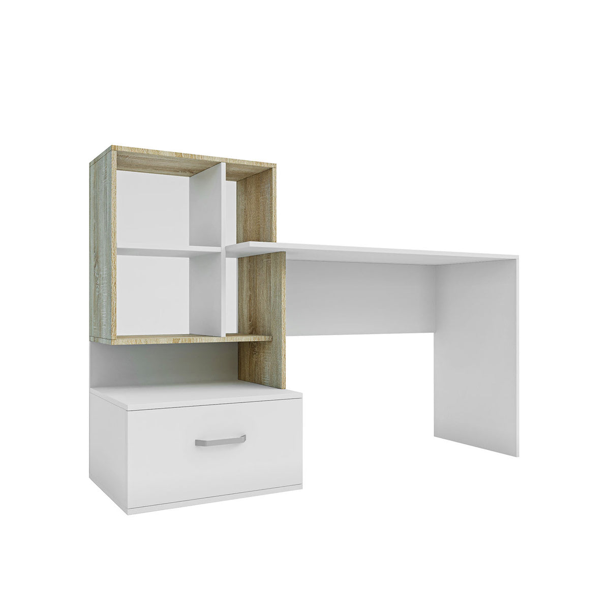 Γραφείο Viola Λευκό-Σονόμα 149x48x105