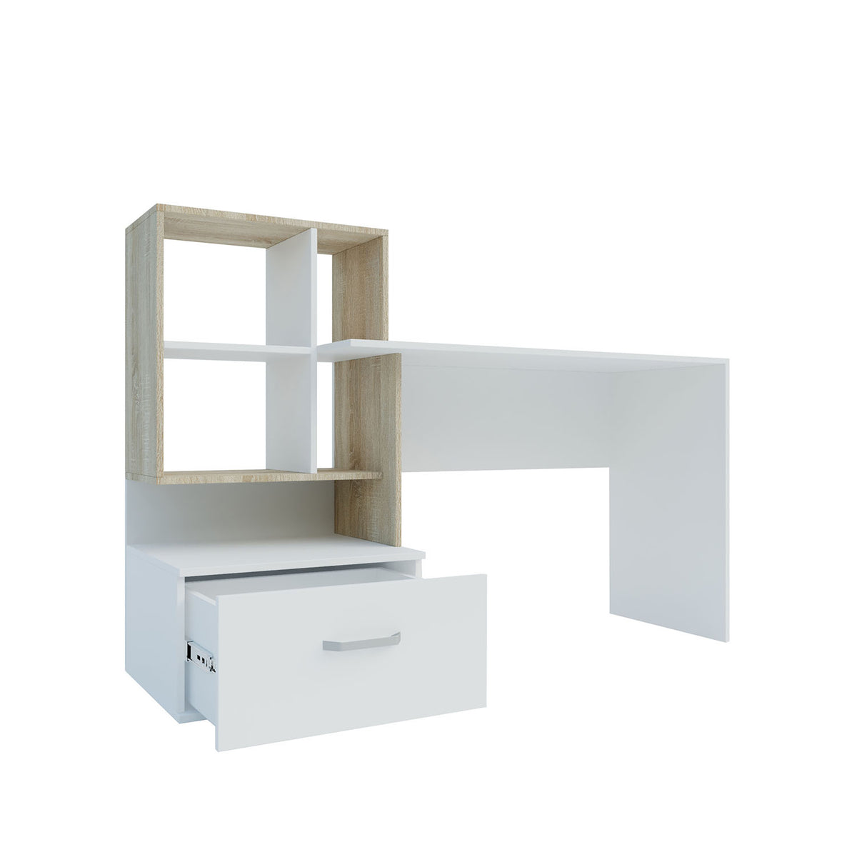 Γραφείο Viola Λευκό-Σονόμα 149x48x105