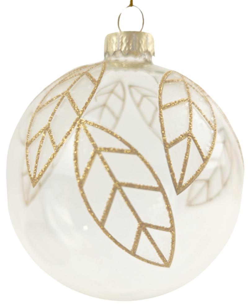 Γυάλινο Στολίδι Goldleaf 8x8x8